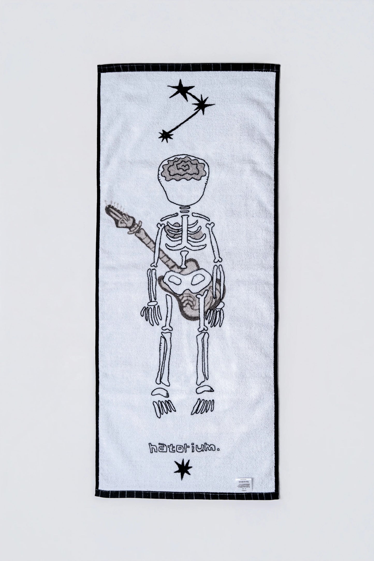🎧 natori - ONE-MAN LIVE TOUR「行進」 - "March" Face Towel Black×Yellow ♪︎