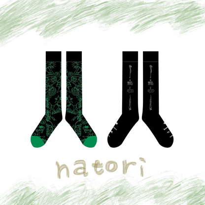 🎧 natori - ONE-MAN LIVE TOUR「行進」 - "March" Socks set (2P) ♪︎
