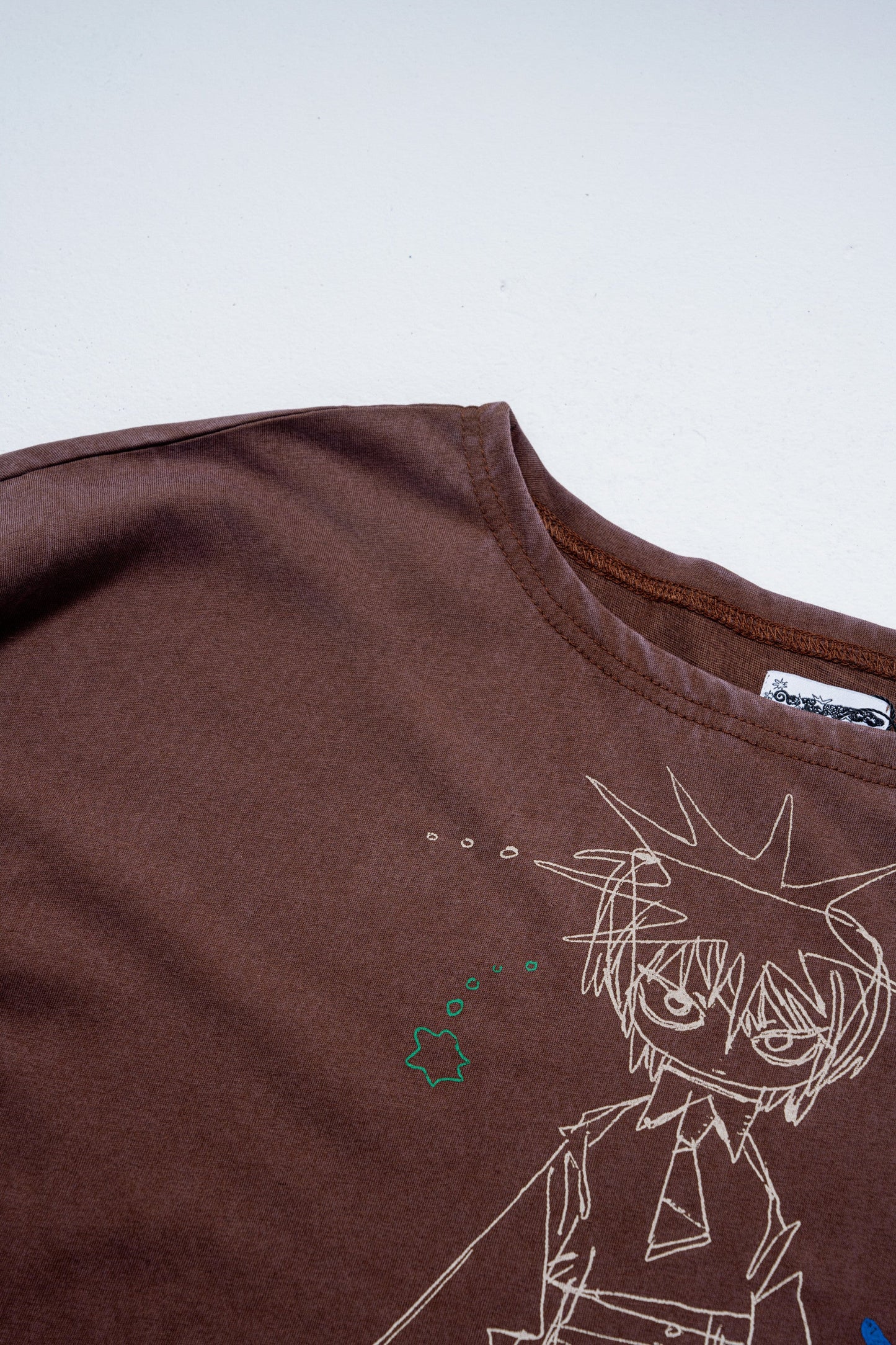 🎧 natori - ONE-MAN LIVE TOUR「行進」 - "March" long T-shirt Brown ♪︎