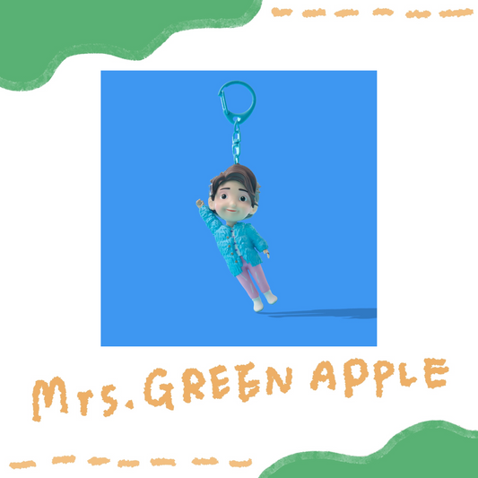 🍏 Mrs. GREEN APPLE - 「GOOD DAY」 - 公仔鑰匙圈 / Motoki Ohmori ♪︎ - 【長期預購-7月上旬】