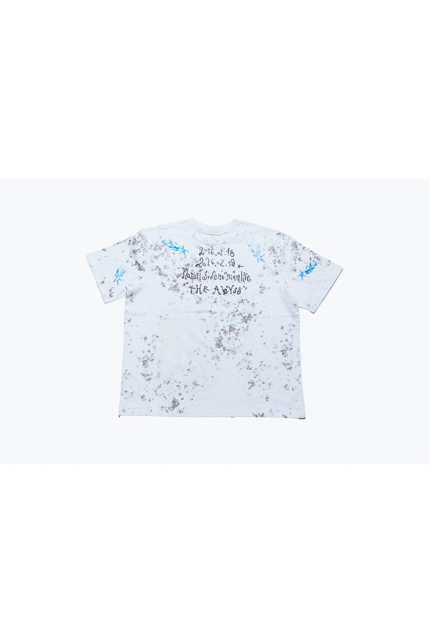 🎧 NATORI - 3rd ONE-MAN LIVE「深海」 - "The Abyss" S/S Tee 白 ♪︎