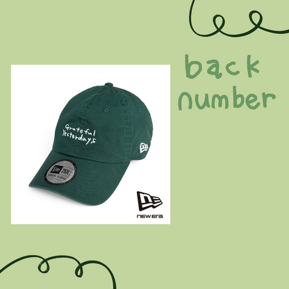 🌊 back number - Grateful Yesterdays Tour 2026 - NEW ERA® 聯名 棒球帽 D.GRN ♪︎