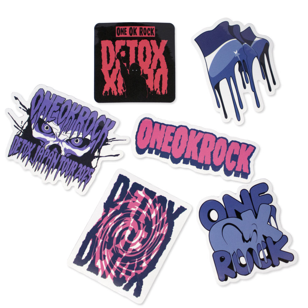 📽️ ONE OK ROCK - 2025 DETOX JAPAN - 貼紙組/鑰匙圈♪︎ - 【長期預購-2025年8月下旬】