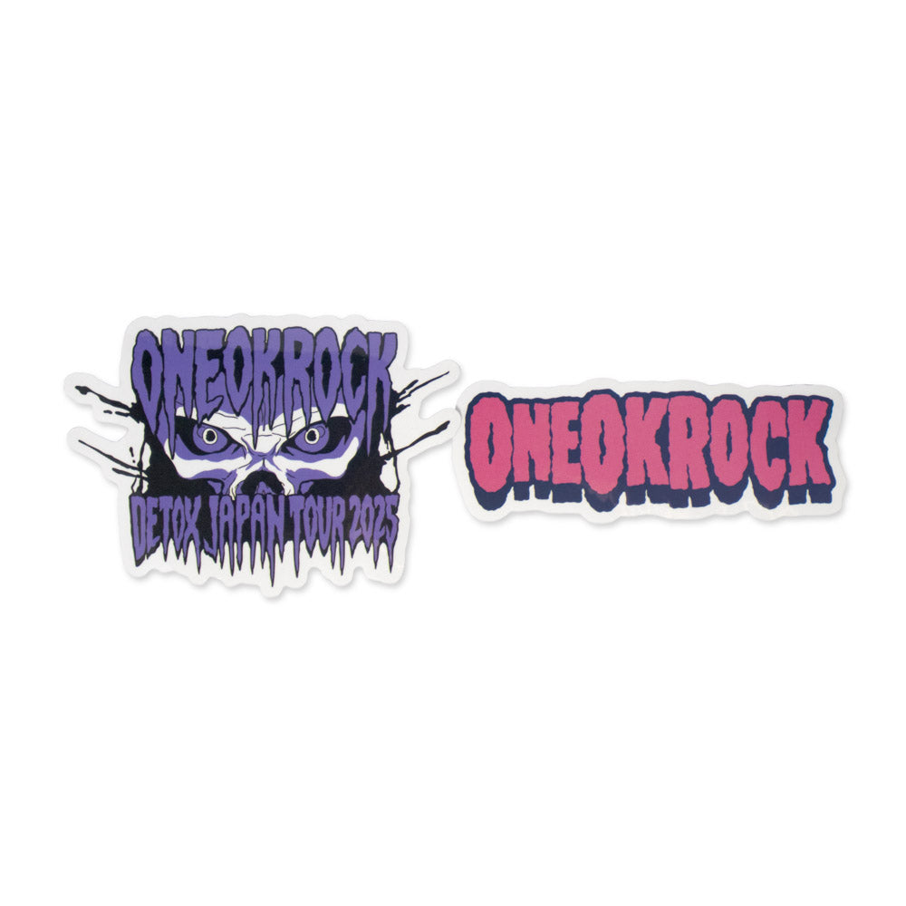 📽️ ONE OK ROCK - 2025 DETOX JAPAN - 貼紙組/鑰匙圈♪︎ - 【長期預購-2025年8月下旬】