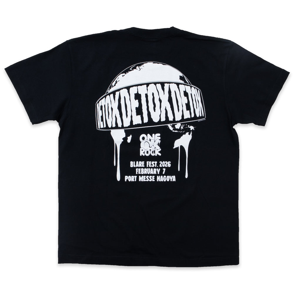 📽️ ONE OK ROCK - 2026 ONE OK ROCK (BLARE) - T-Shirt / BLACK ♪︎ - 【中期預購-4月中旬】