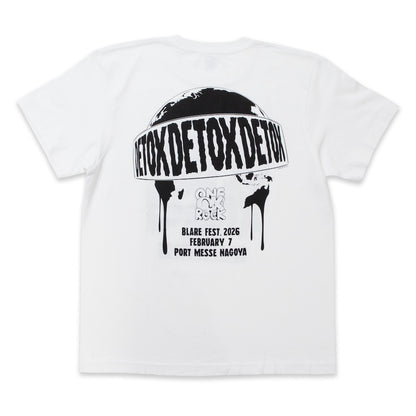 📽️ ONE OK ROCK - 2026 ONE OK ROCK (BLARE) - T-Shirt / WHITE ♪︎ - 【中期預購-4月中旬】