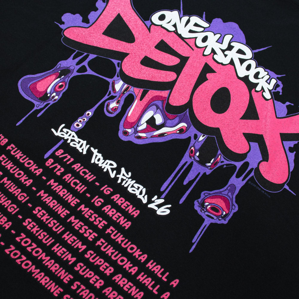 📽️ ONE OK ROCK - 2026 DETOX JAPAN FINAL - T-Shirt B / BLACK ♪︎ - 【長期預購-9月下旬】