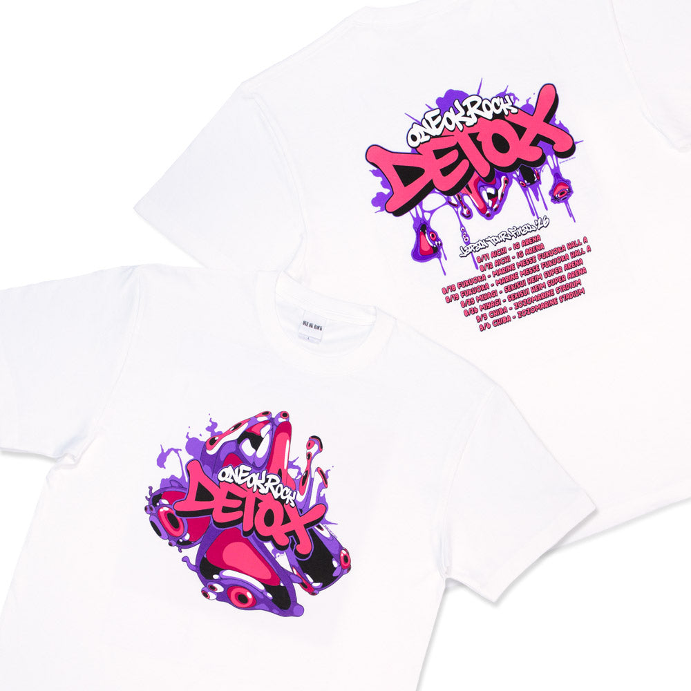 📽️ ONE OK ROCK - 2026 DETOX JAPAN FINAL - T-Shirt B / WHITE ♪︎ - 【長期預購-9月下旬】