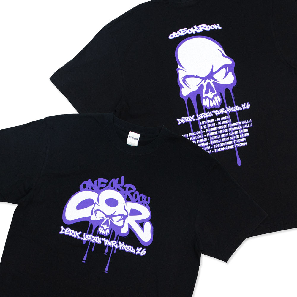 📽️ ONE OK ROCK - 2026 DETOX JAPAN FINAL - T-Shirt C / BLACK ♪︎ - 【長期預購-9月下旬】