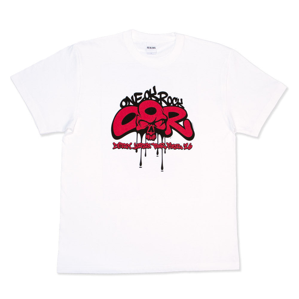 📽️ ONE OK ROCK - 2026 DETOX JAPAN FINAL - T-Shirt C / WHITE ♪︎ - 【長期預購-9月下旬】