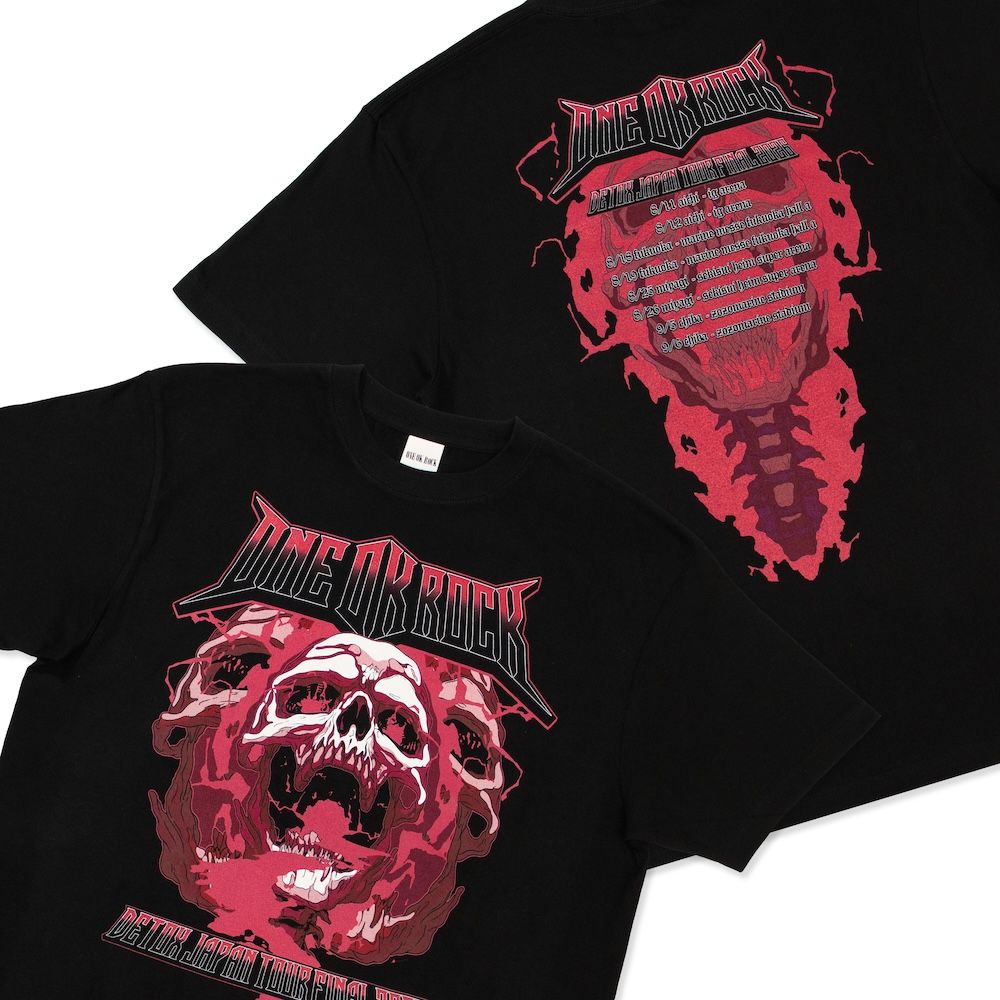 📽️ ONE OK ROCK - 2026 DETOX JAPAN FINAL - T-Shirt D / RED ♪︎ - 【長期預購-9月下旬】