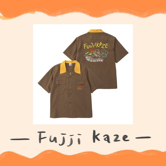 🌾 Fujii Kaze - Fujii Kaze x Fuji Rock '26 - Official Collaboration Shirt (BROWN) ♪︎ - 【中期預購-7月下旬】