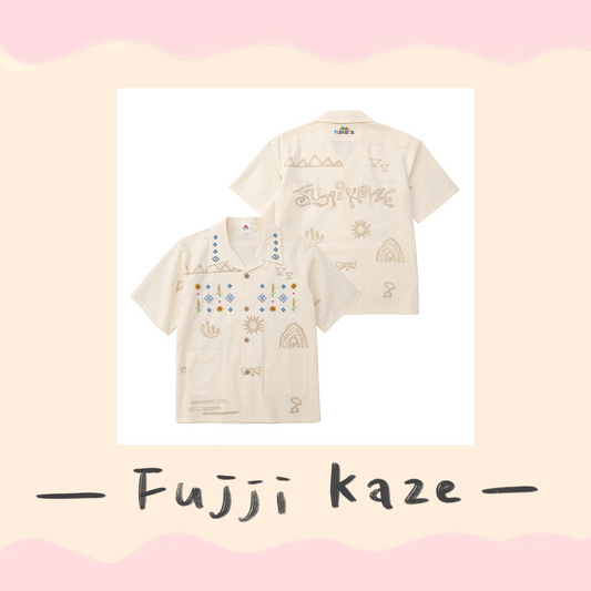 🌾 Fujii Kaze - Fujii Kaze x Fuji Rock '26 - Official Collaboration Shirt (IVORY) ♪︎ - 【中期預購-7月下旬】
