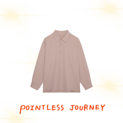 👑🐂 Pointless Journey 常田大希 - PJ BASIC SHIRT - DUSTY PINK ♪︎ - 【長期預購-202701】