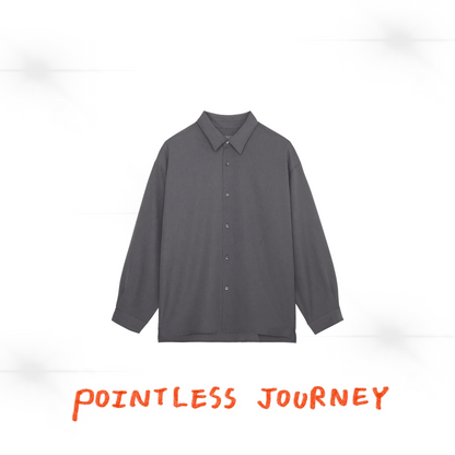 👑🐂 Pointless Journey 常田大希 - PJ BASIC SHIRT - GREY ♪︎ - 【長期預購-202701】