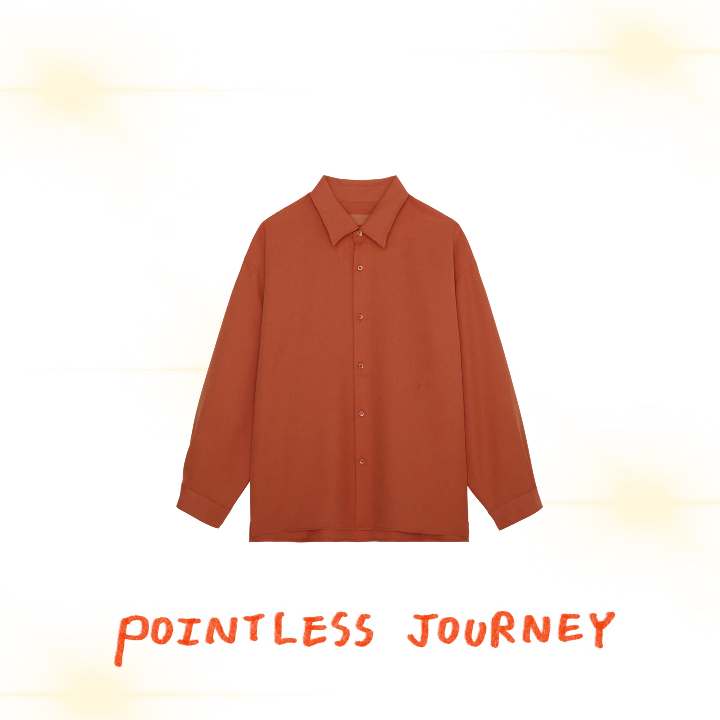 👑🐂 Pointless Journey 常田大希 - PJ BASIC SHIRT - ORANGE ♪︎ - 【長期預購-202701】