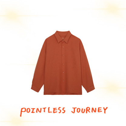 👑🐂 Pointless Journey 常田大希 - PJ BASIC SHIRT - ORANGE ♪︎ - 【長期預購-202701】