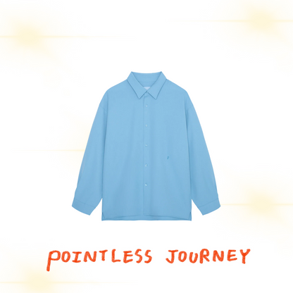 👑🐂 Pointless Journey 常田大希 - PJ BASIC SHIRT - SAX BLUE ♪︎ - 【長期預購-202701】