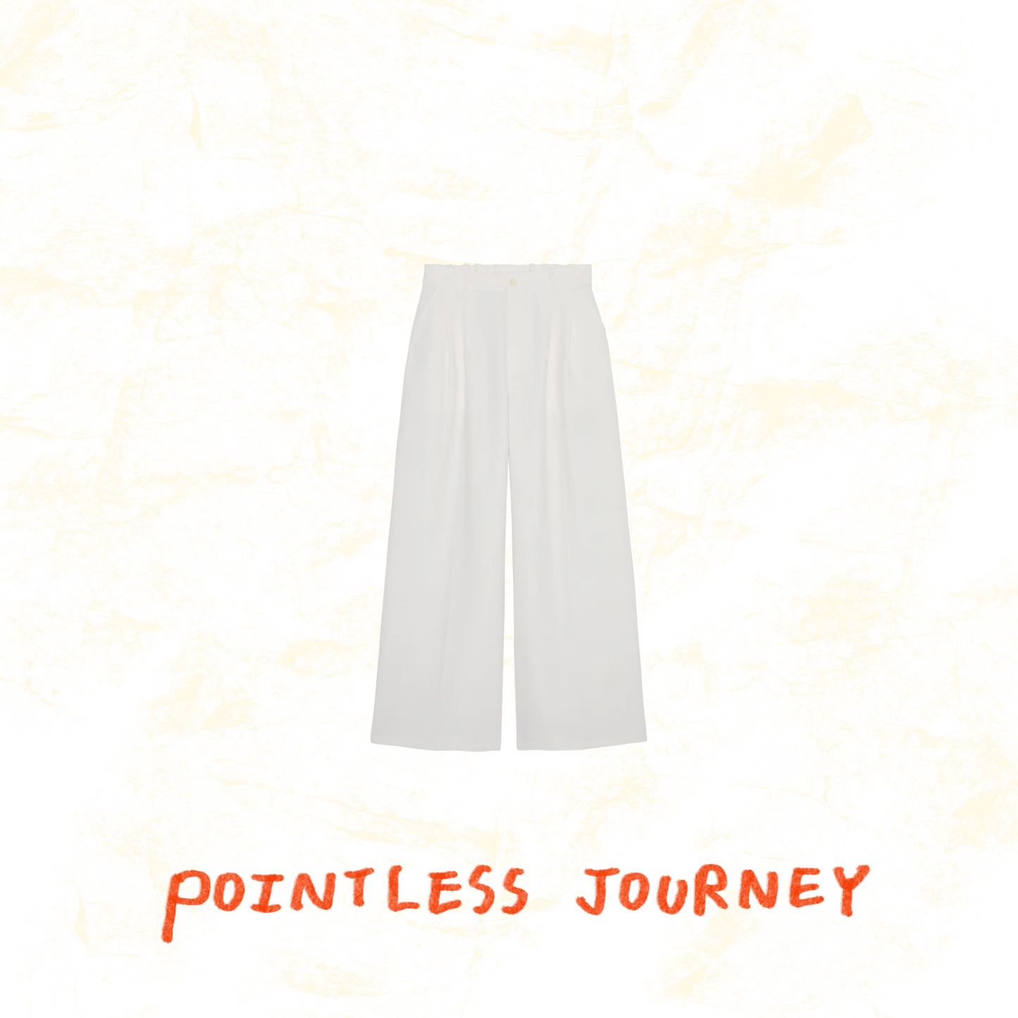 👑🐂 Pointless Journey 常田大希 - PJ BASIC SLACKS - WHITE ♪︎ - 【長期預購-202701】