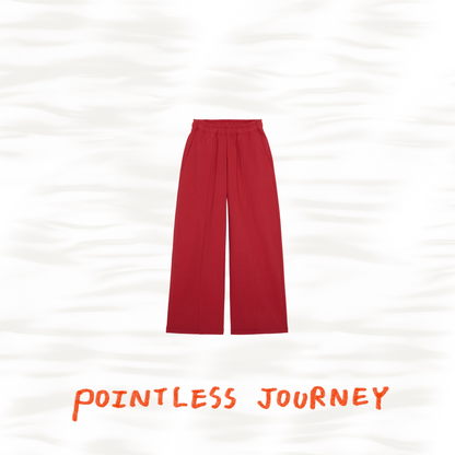 👑🐂 Pointless Journey 常田大希 - PJ BASIC SWEATPANTS - RED ♪︎ - 【長期預購-202701】