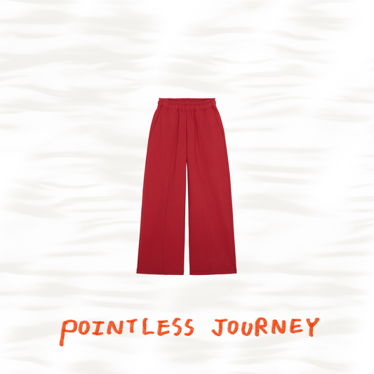 👑🐂 Pointless Journey 常田大希 - PJ BASIC SWEATPANTS - RED ♪︎ - 【長期預購-202701】