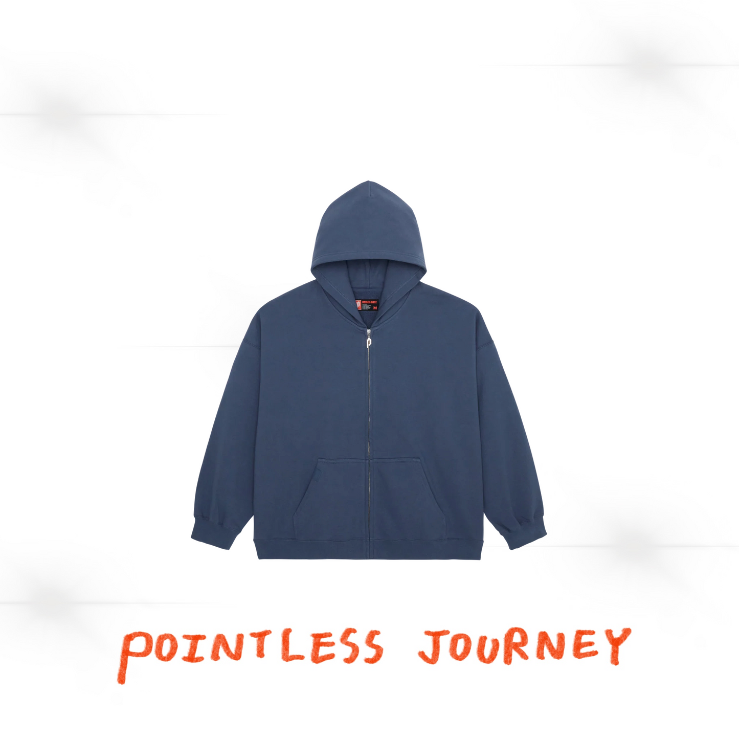 👑🐂 Pointless Journey 常田大希 - PJ BASIC ZIP HOODIE - BLUE GREY ♪︎ - 【長期預購-202701】
