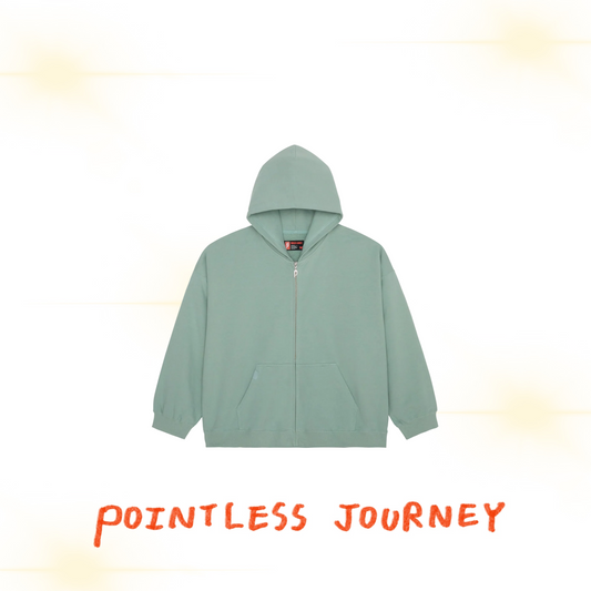 👑🐂 Pointless Journey 常田大希 - PJ BASIC ZIP HOODIE - MINT ♪︎ - 【長期預購-202701】