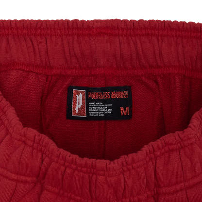 👑🐂 Pointless Journey 常田大希 - PJ BASIC SWEATPANTS - RED ♪︎ - 【長期預購-202701】