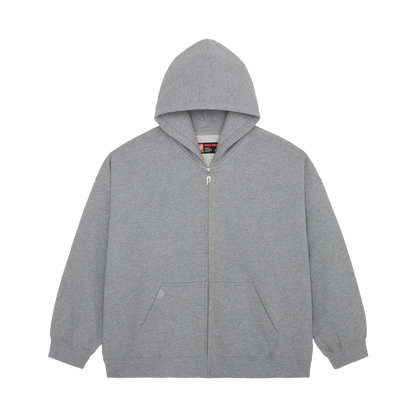 👑🐂 Pointless Journey 常田大希 - PJ BASIC ZIP HOODIE - HEATHER GREY ♪︎ - 【長期預購-202701】