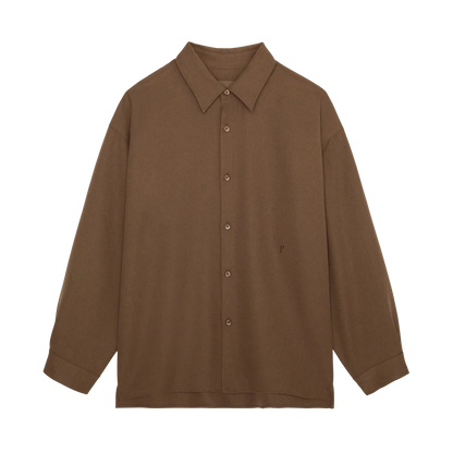 👑🐂 Pointless Journey 常田大希 - PJ BASIC SHIRT - BROWN ♪︎ - 【長期預購-202701】