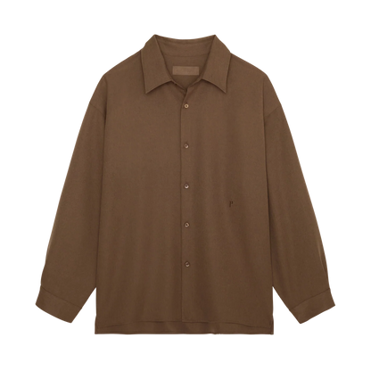 👑🐂 Pointless Journey 常田大希 - PJ BASIC SHIRT - BROWN ♪︎ - 【長期預購-202701】