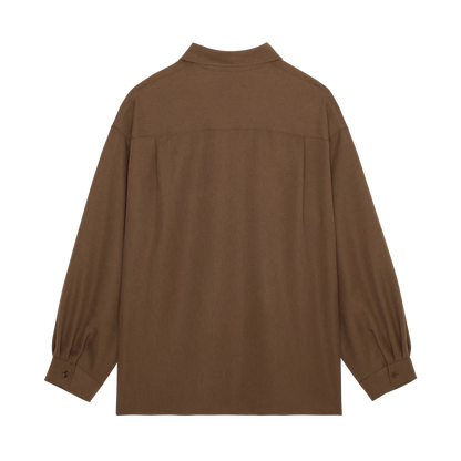 👑🐂 Pointless Journey 常田大希 - PJ BASIC SHIRT - BROWN ♪︎ - 【長期預購-202701】