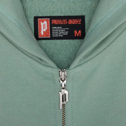 👑🐂 Pointless Journey 常田大希 - PJ BASIC ZIP HOODIE - MINT ♪︎ - 【長期預購-202701】