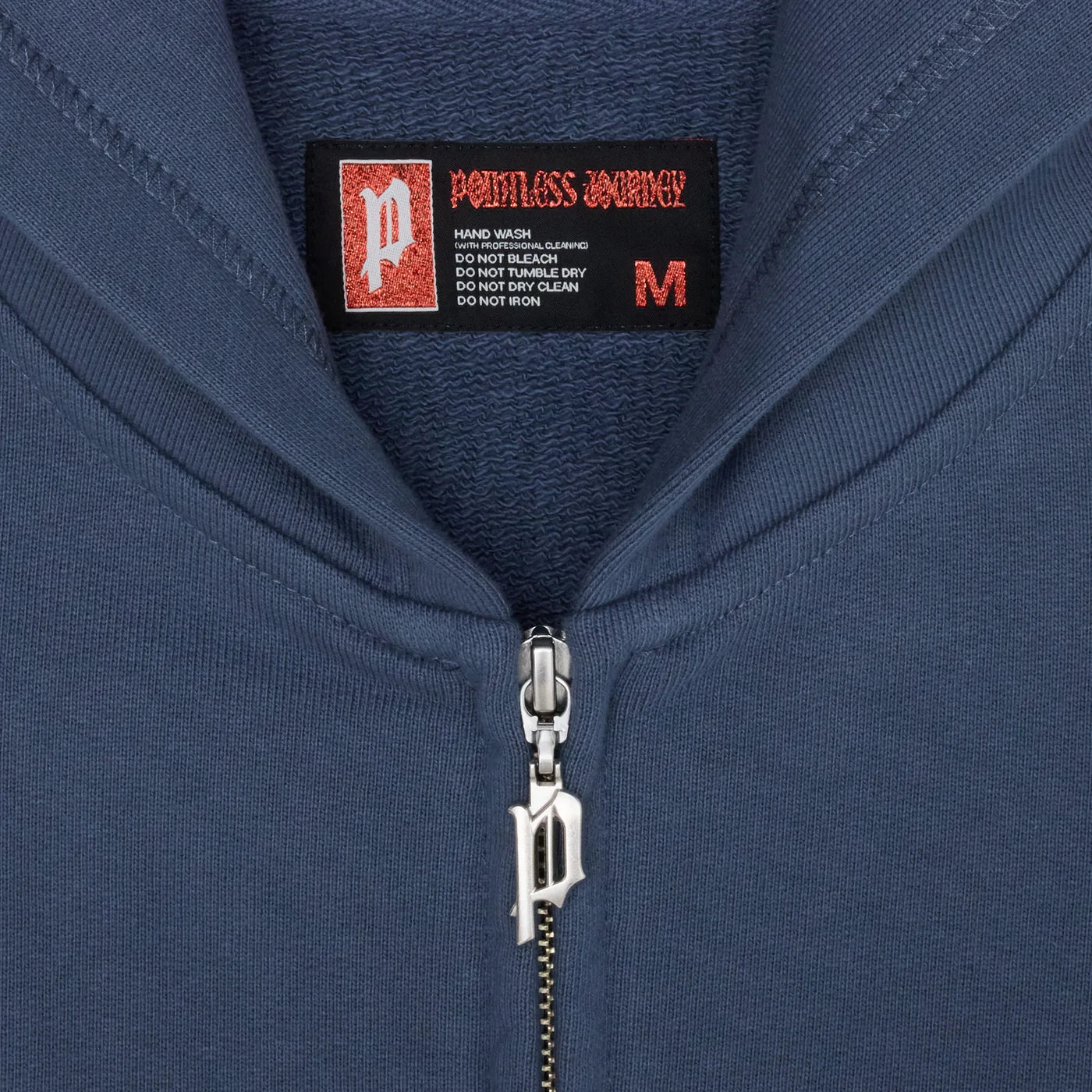👑🐂 Pointless Journey 常田大希 - PJ BASIC ZIP HOODIE - BLUE GREY ♪︎ - 【長期預購-202701】