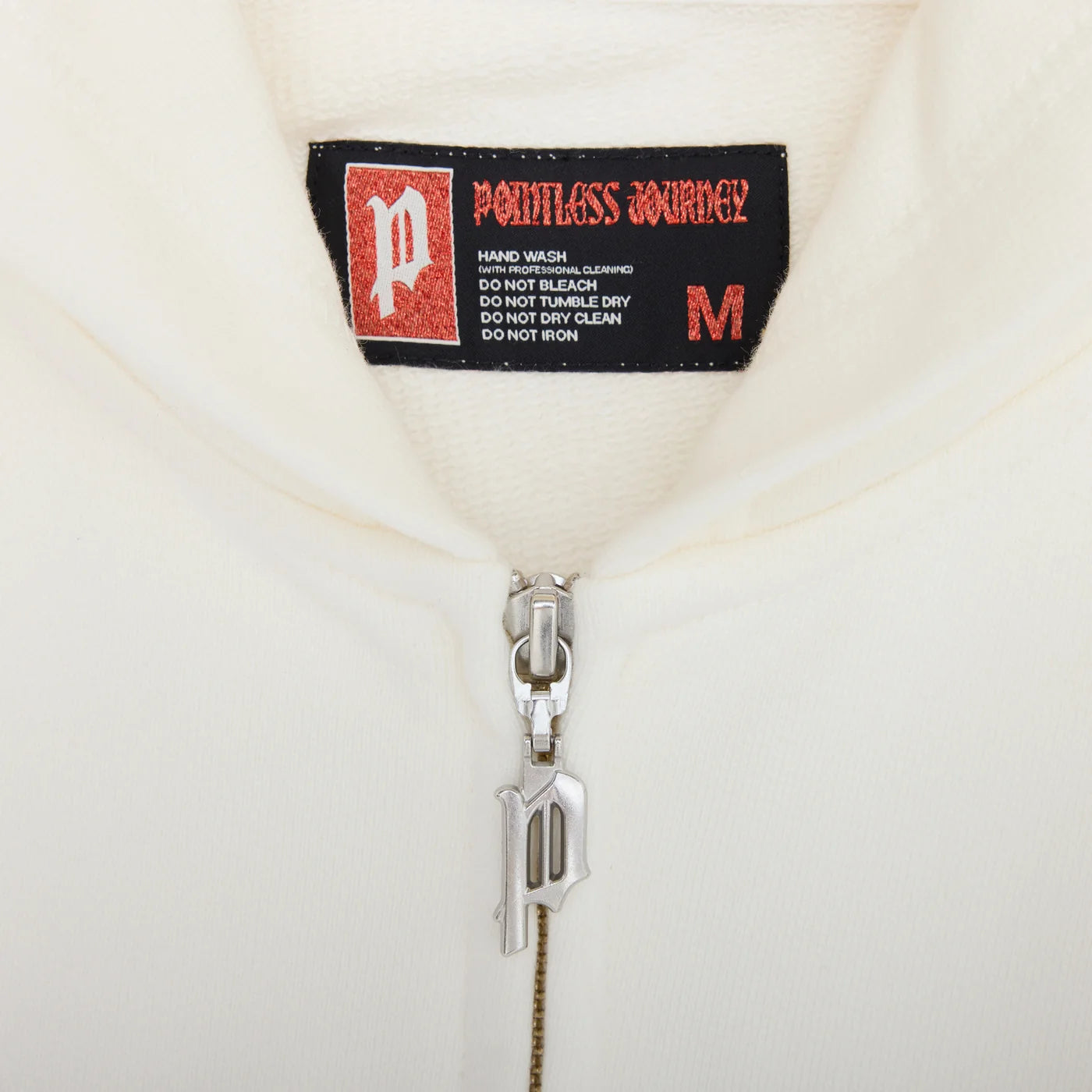 👑🐂 Pointless Journey 常田大希 - PJ BASIC ZIP HOODIE - WHITE ♪︎ - 【長期預購-202701】