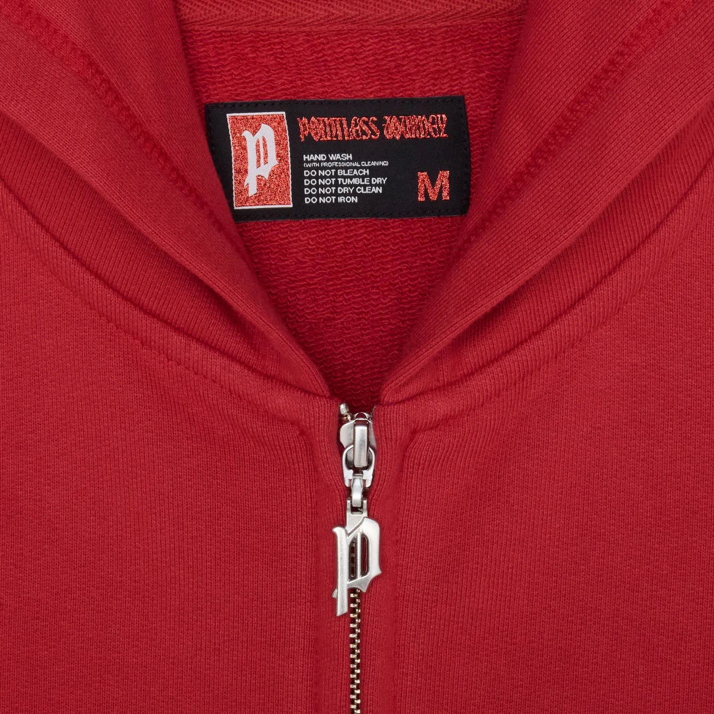 👑🐂 Pointless Journey 常田大希 - PJ BASIC ZIP HOODIE - RED ♪︎ - 【長期預購-202701】