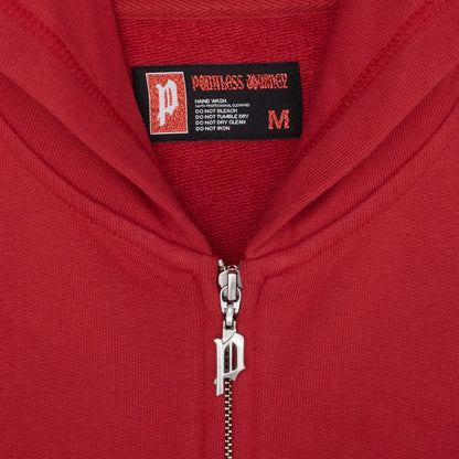 👑🐂 Pointless Journey 常田大希 - PJ BASIC ZIP HOODIE - RED ♪︎ - 【長期預購-202701】