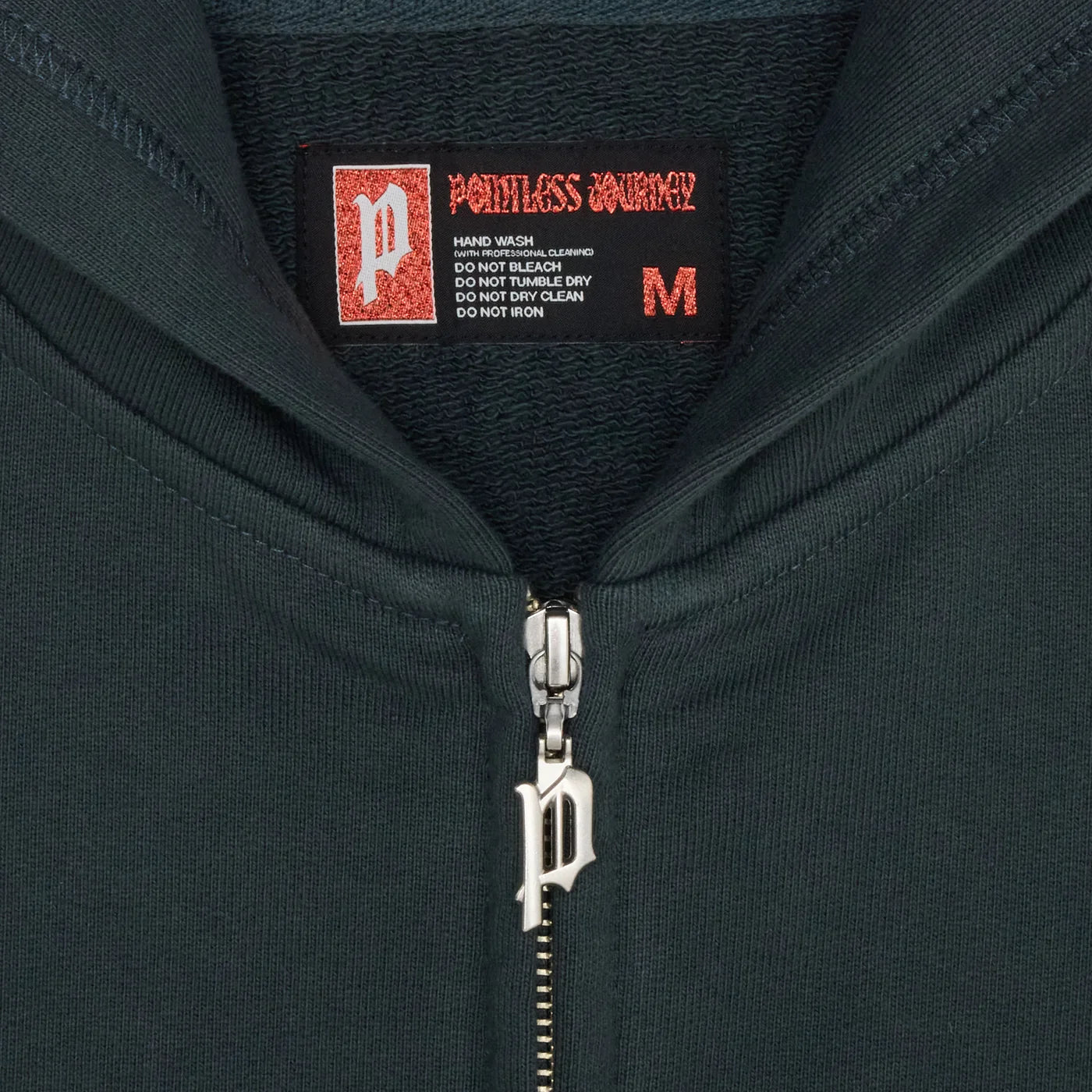 👑🐂 Pointless Journey 常田大希 - PJ BASIC ZIP HOODIE - DARK GREEN ♪︎ - 【長期預購-202701】
