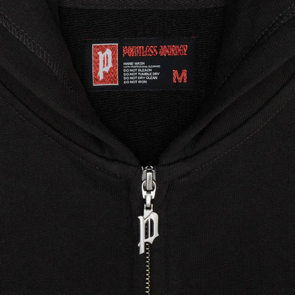 👑🐂 Pointless Journey 常田大希 - PJ BASIC ZIP HOODIE - CHARCOAL ♪︎ - 【長期預購-202701】