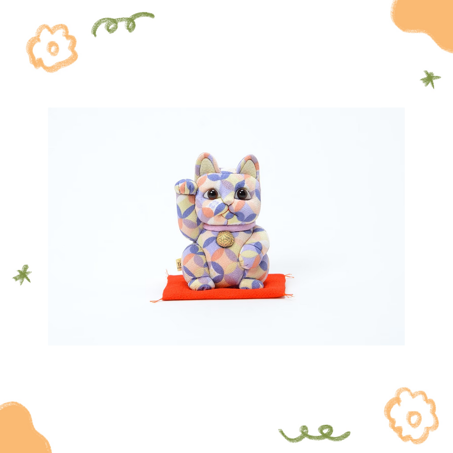 柿沼東光 - 招財貓- POP 七寶 - 紫 (大) ♪︎