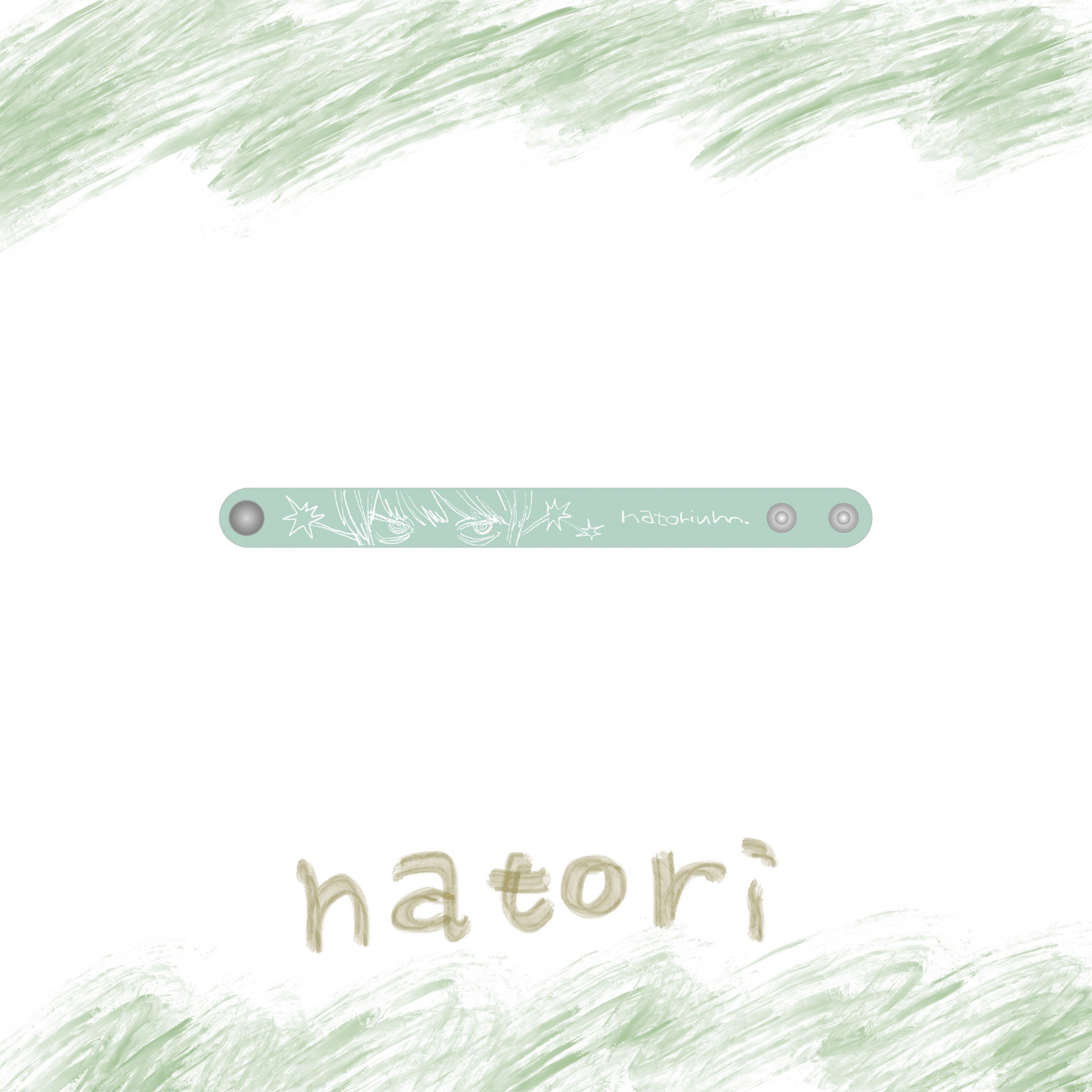 🎧 natori - ONE-MAN LIVE TOUR「行進」 - PVC Bangle Green ♪︎