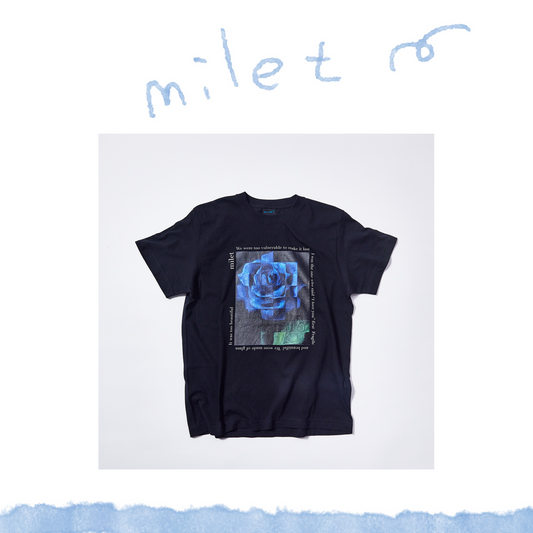 🎈 milet - milet live tour “Made of Glass” - Perfect blue T-shirt ♪︎