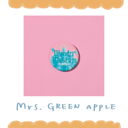 🍏 Mrs. GREEN APPLE - 『Wonder Museum』 - 徽章(Pink) ♪︎ - 【中期預購-9月上旬】