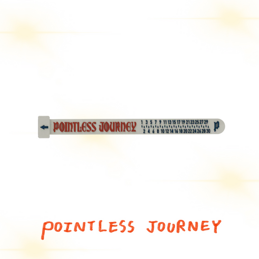 👑🐂 Pointless Journey 常田大希 - 橡膠量尺戒指– 白色 ♪︎ - 【長期預購-2026/01】