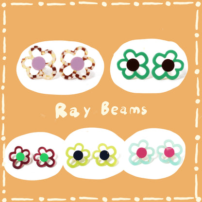 Ray BEAMS - 花花耳環 ♪︎