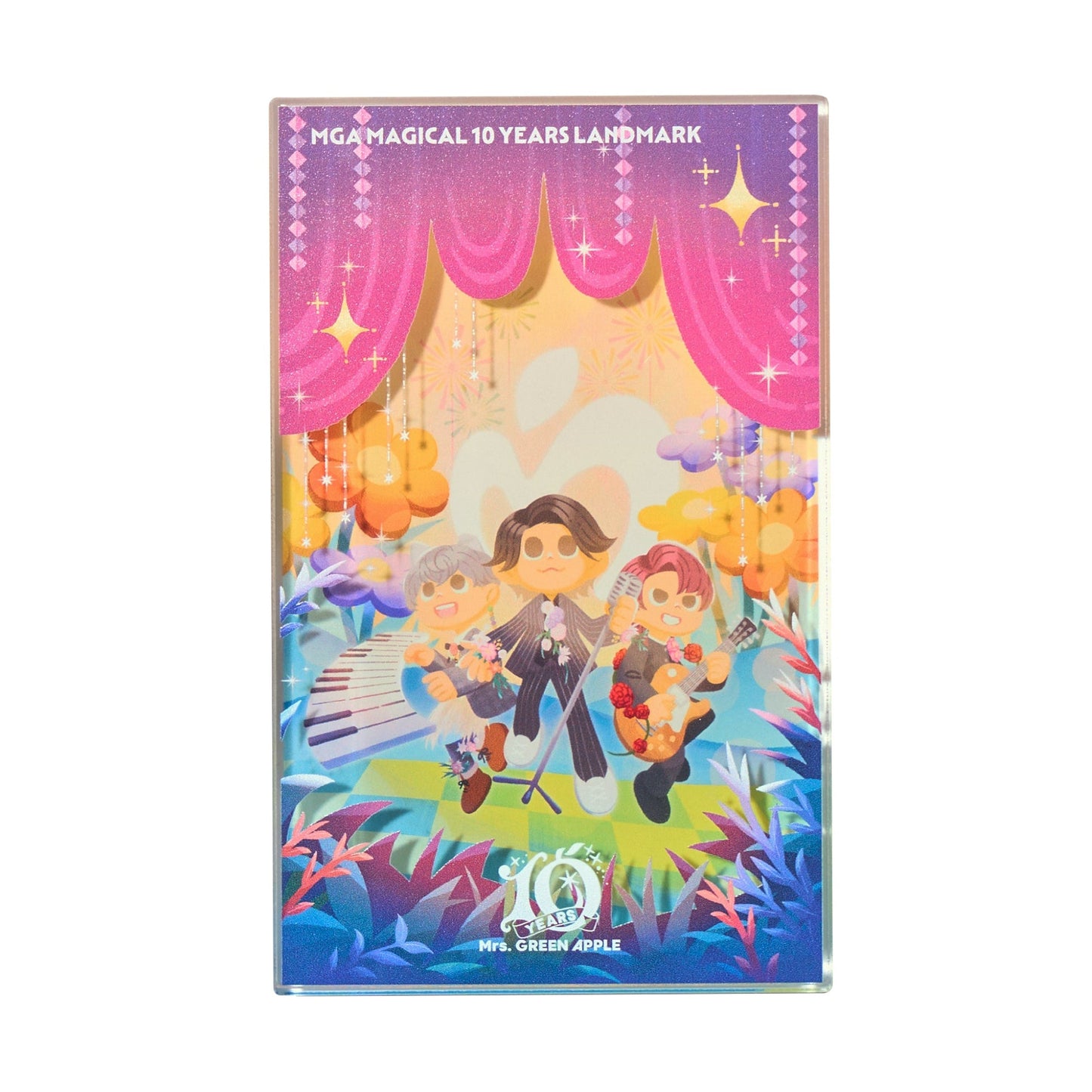 🍏 Mrs. GREEN APPLE - MAGICAL 10 YEARS LANDMARK - 壓克力磚 ♪︎ - 【中期預購-12月中旬】