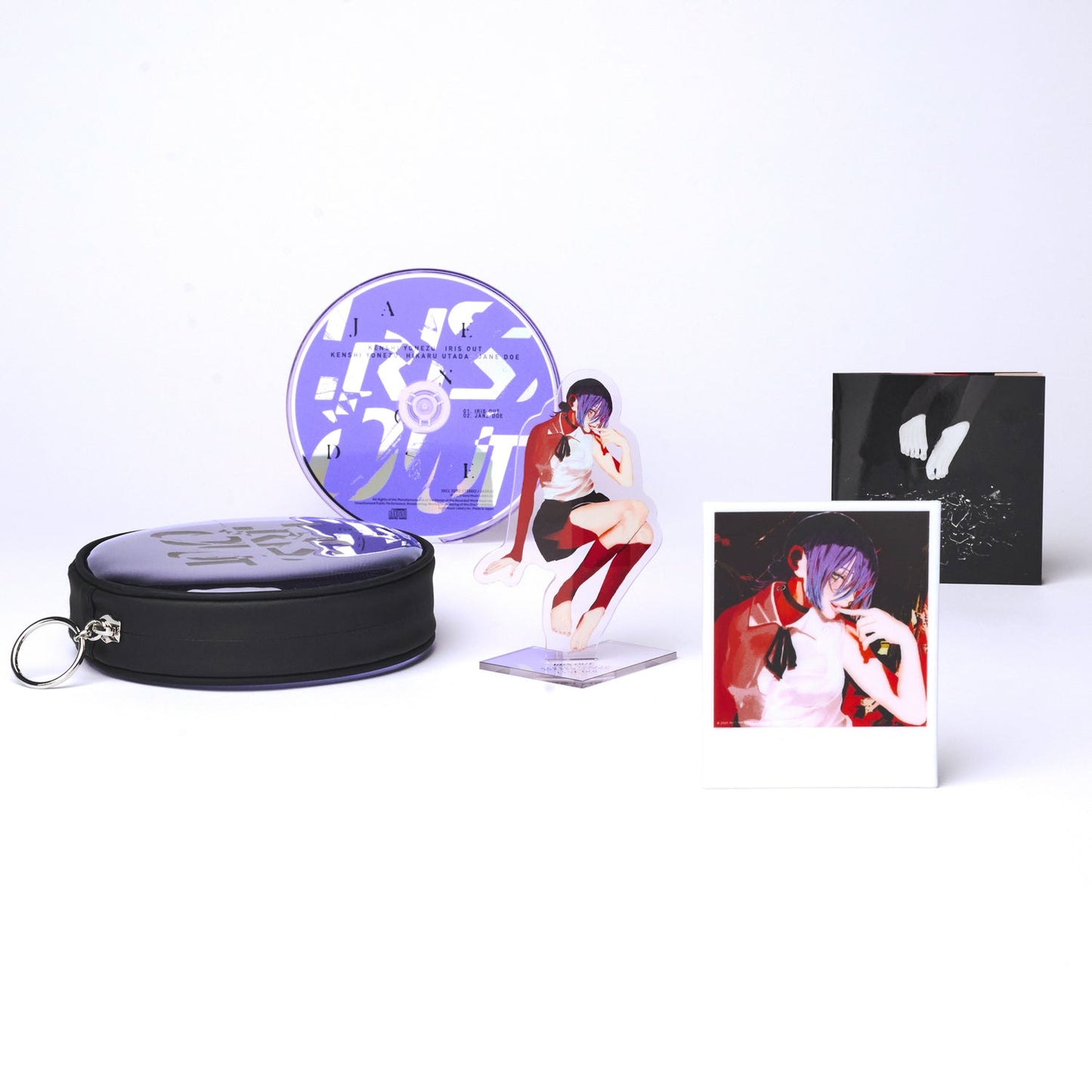 🍋 KENSHI YONEZU - CD SINGLE- IRIS OUT / JANE DOE - IRIS OUT盤 (初回限定)- CD＋拍立得照片(蕾潔)＋壓克力立牌(蕾潔)＋小收納盒 ♪︎