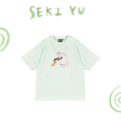 👽 勢喜遊 - 2025 SUMMER - SEKI GRAPHIC TEE 藍色 ♪︎ - 【長期預購-12月中旬】