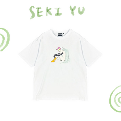 👽 勢喜遊 - 2025 SUMMER - SEKI GRAPHIC TEE 白色 ♪︎ - 【長期預購-12月中旬】