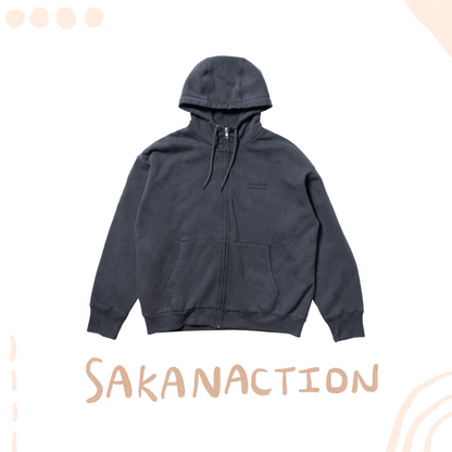 🐟 sakanaction - SAKANACTION 2025 WINTER - (SKN-CTN) ZIP HOODIE ♪︎